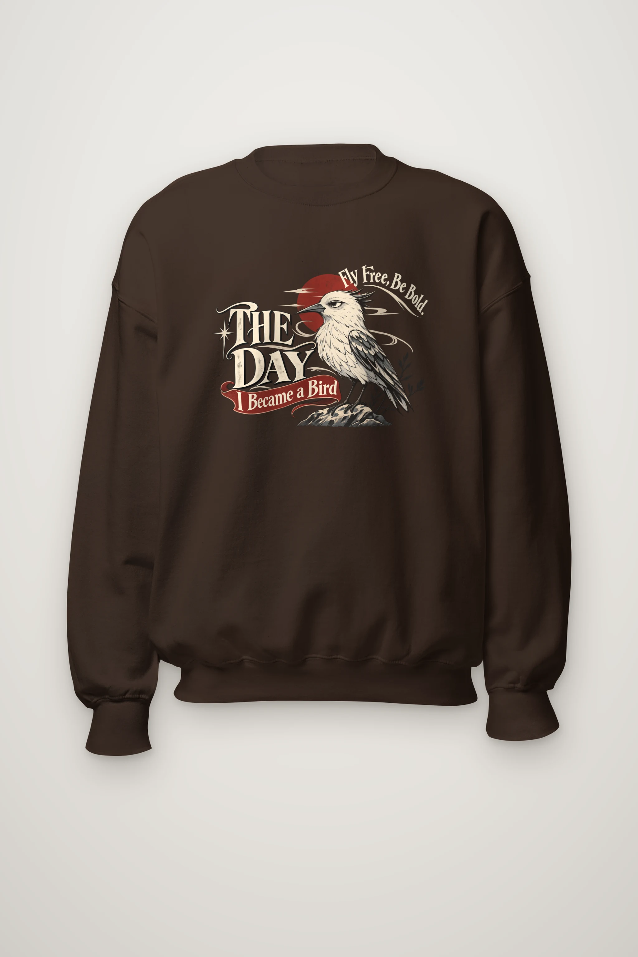 "Fly Free" Heavy Blend Unisex Crewneck Sweatshirt