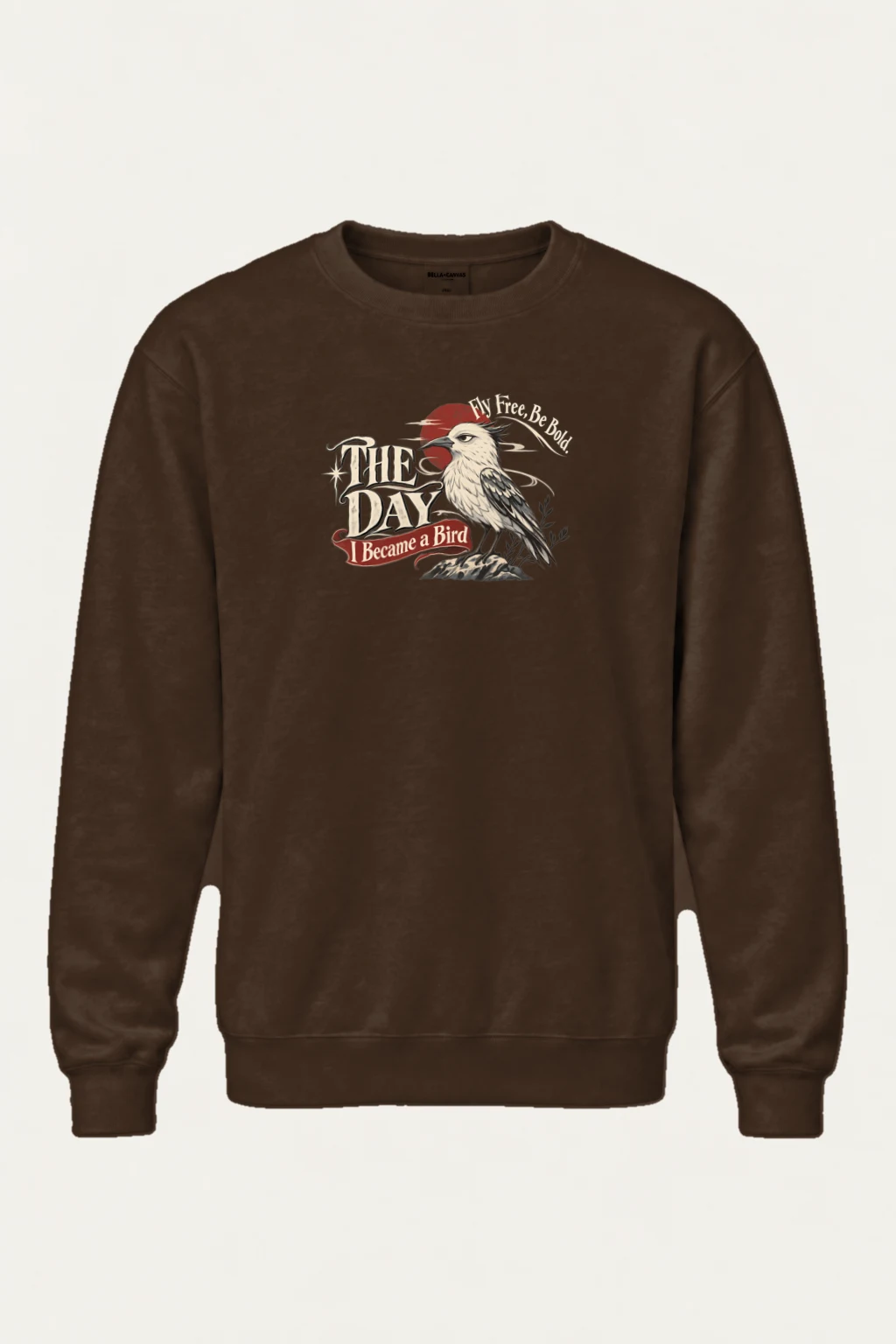 "Fly Free" Heavy Blend Unisex Crewneck Sweatshirt | Gildan 18000