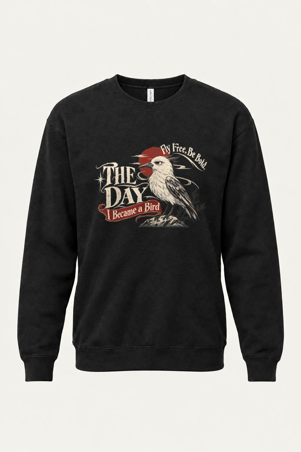 "Fly Free" Heavy Blend Unisex Crewneck Sweatshirt | Gildan 18000