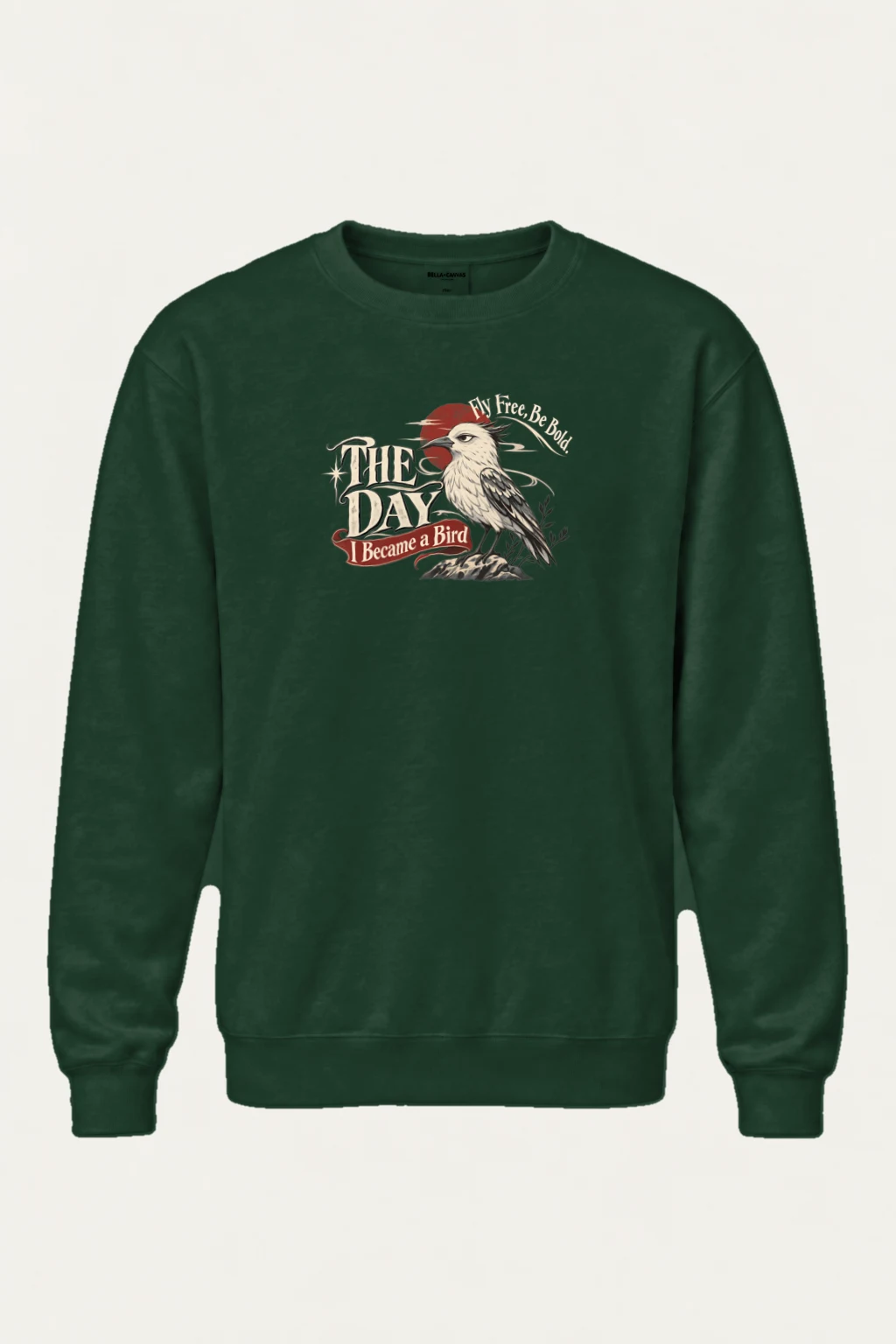 "Fly Free" Heavy Blend Unisex Crewneck Sweatshirt | Gildan 18000