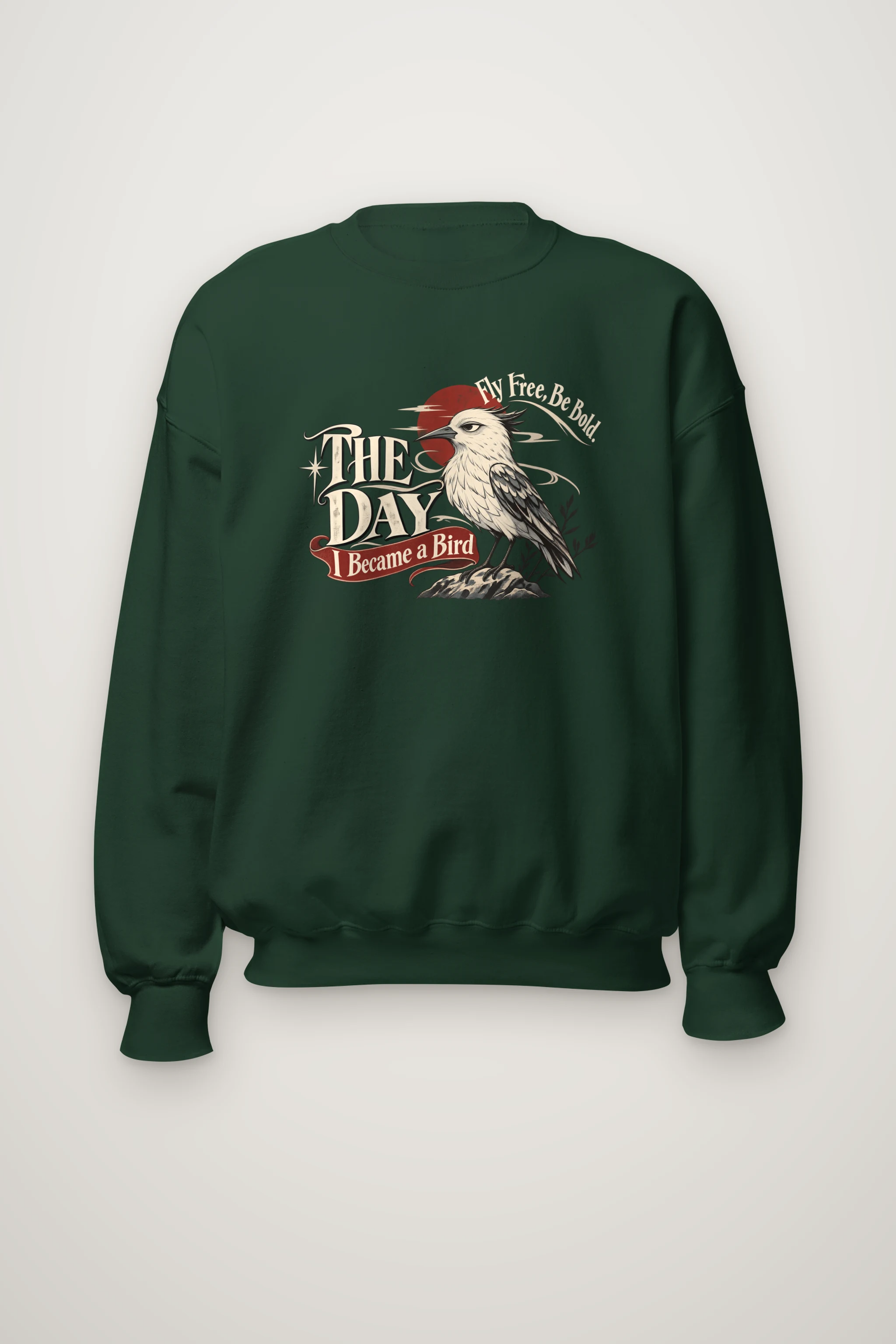 "Fly Free" Heavy Blend Unisex Crewneck Sweatshirt