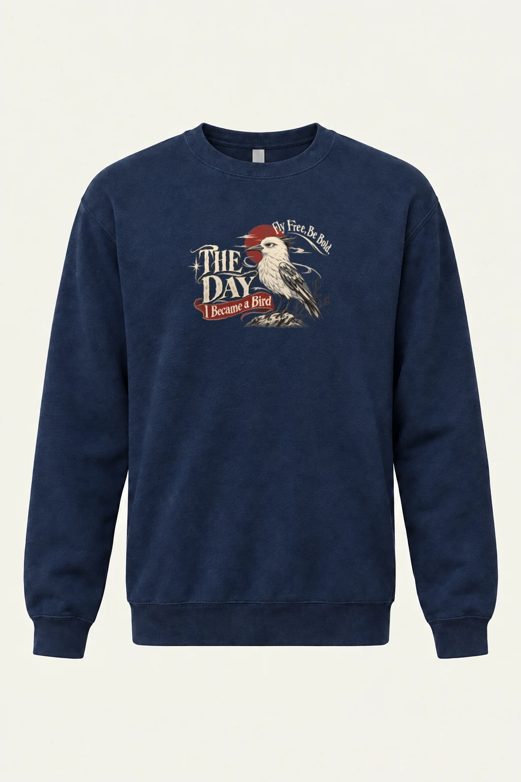 "Fly Free" Heavy Blend Unisex Crewneck Sweatshirt | Gildan 18000