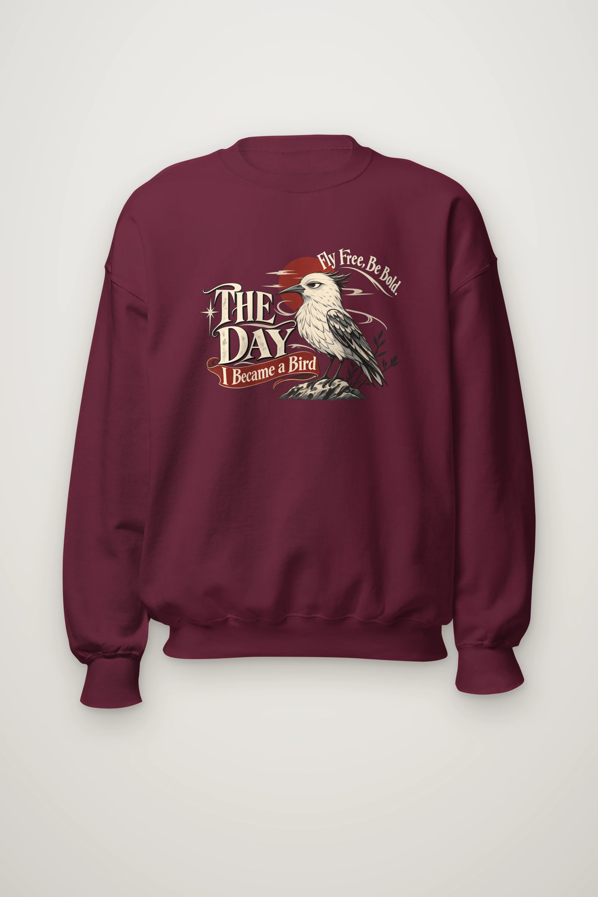"Fly Free" Heavy Blend Unisex Crewneck Sweatshirt
