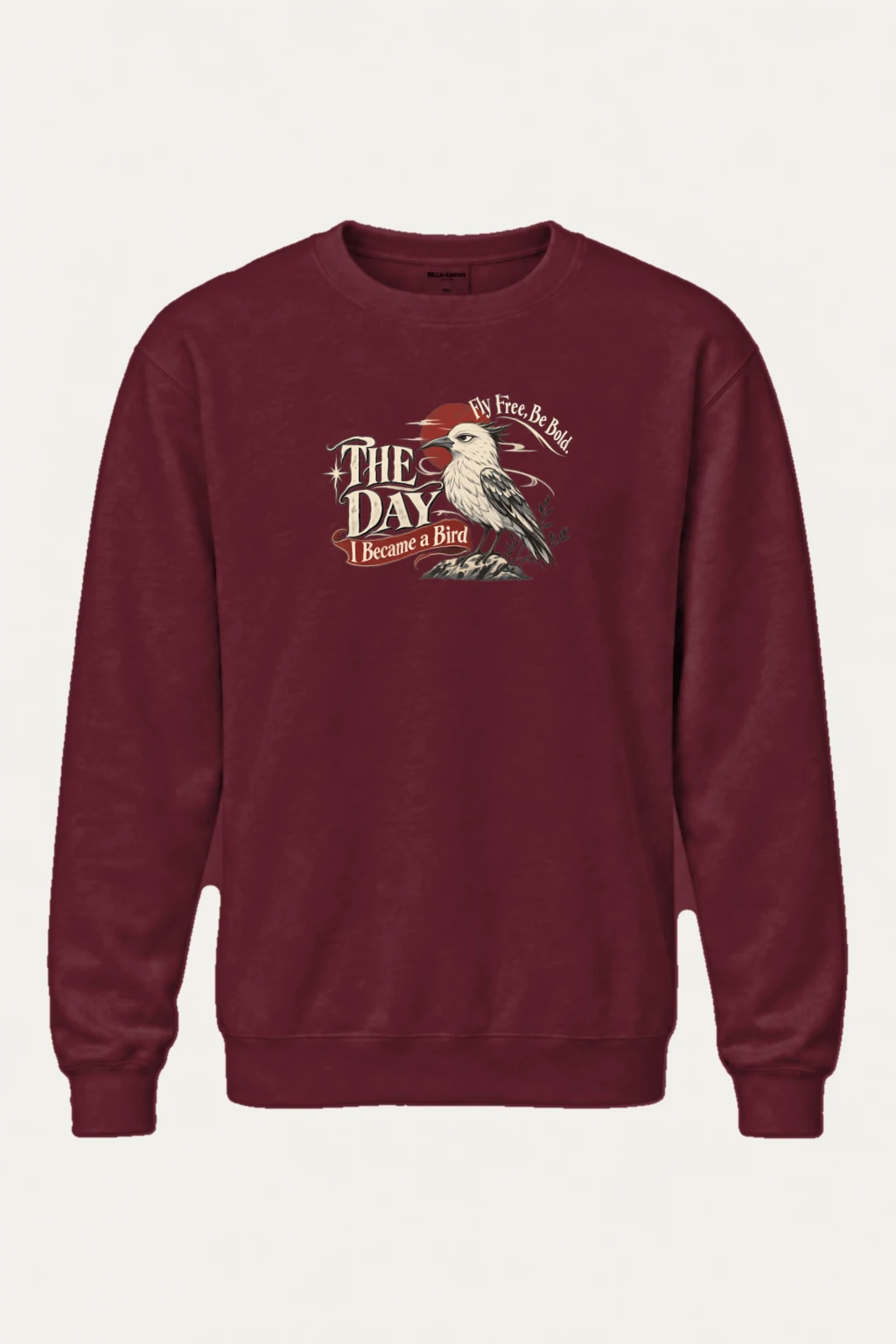 "Fly Free" Heavy Blend Unisex Crewneck Sweatshirt | Gildan 18000