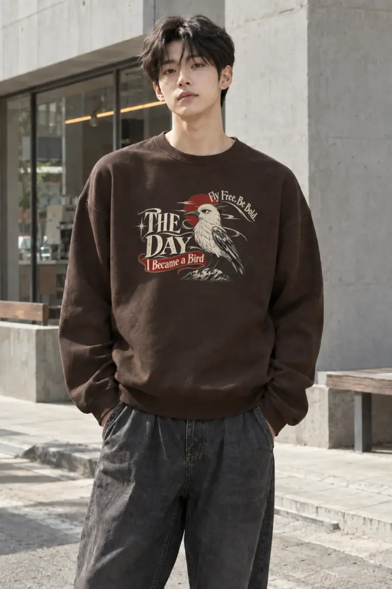"Fly Free" Heavy Blend Unisex Crewneck Sweatshirt | Gildan 18000