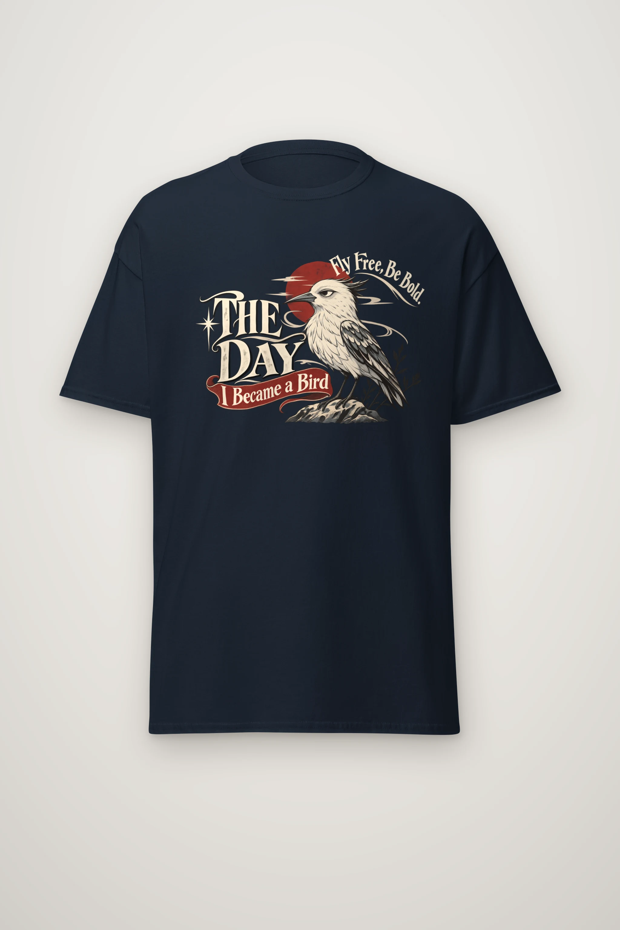 "Fly Free" Heavyweight Unisex Crewneck T-shirt