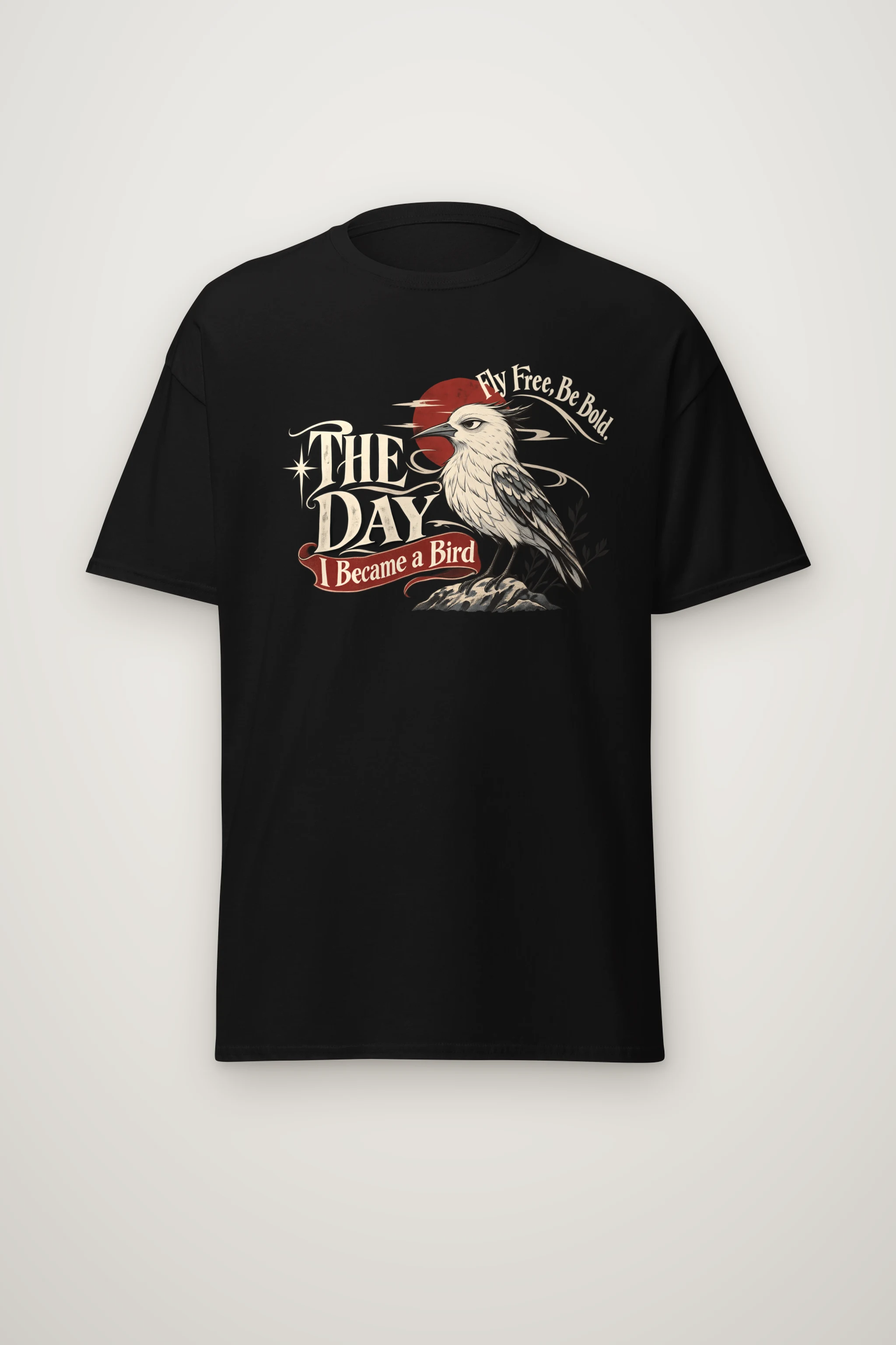 "Fly Free" Heavyweight Unisex Crewneck T-shirt