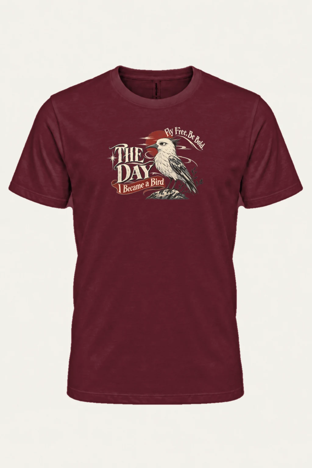 "Fly Free" Heavyweight Unisex Crewneck T-shirt | Gildan 5000