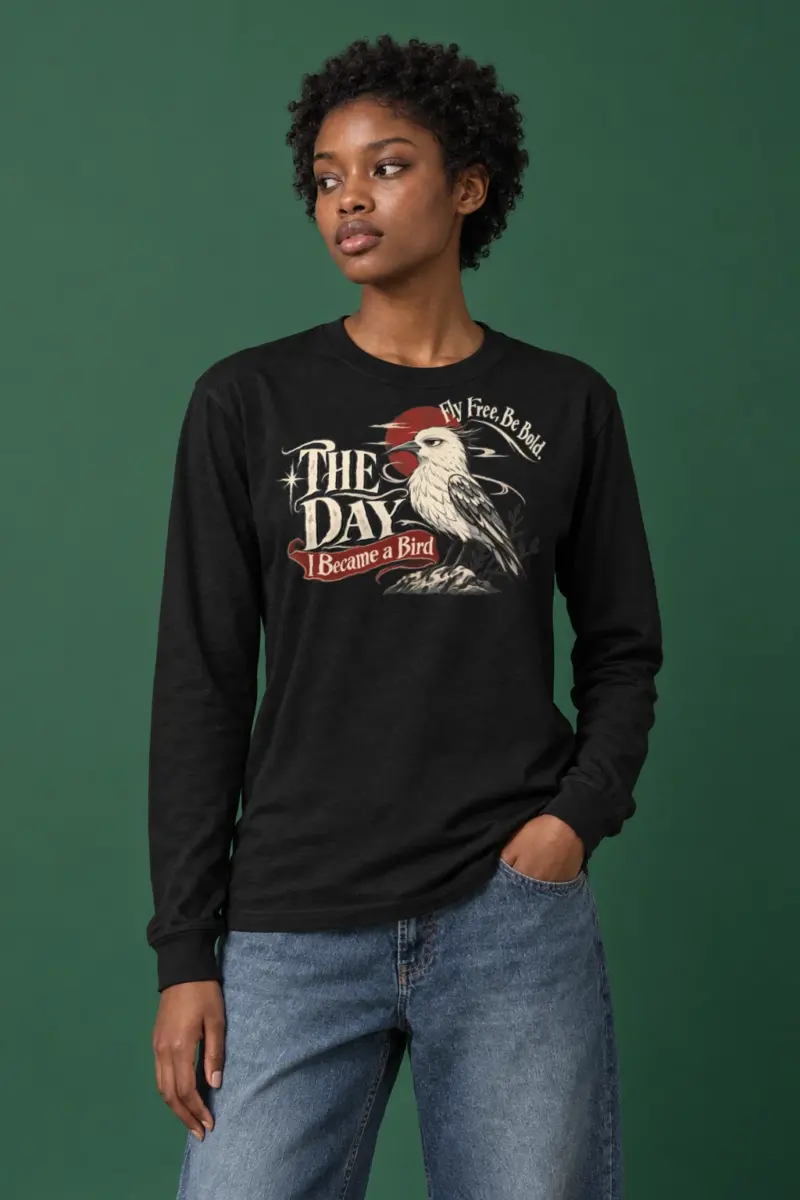 "Fly Free" Unisex Longsleeve T-shirt | Gildan 2400