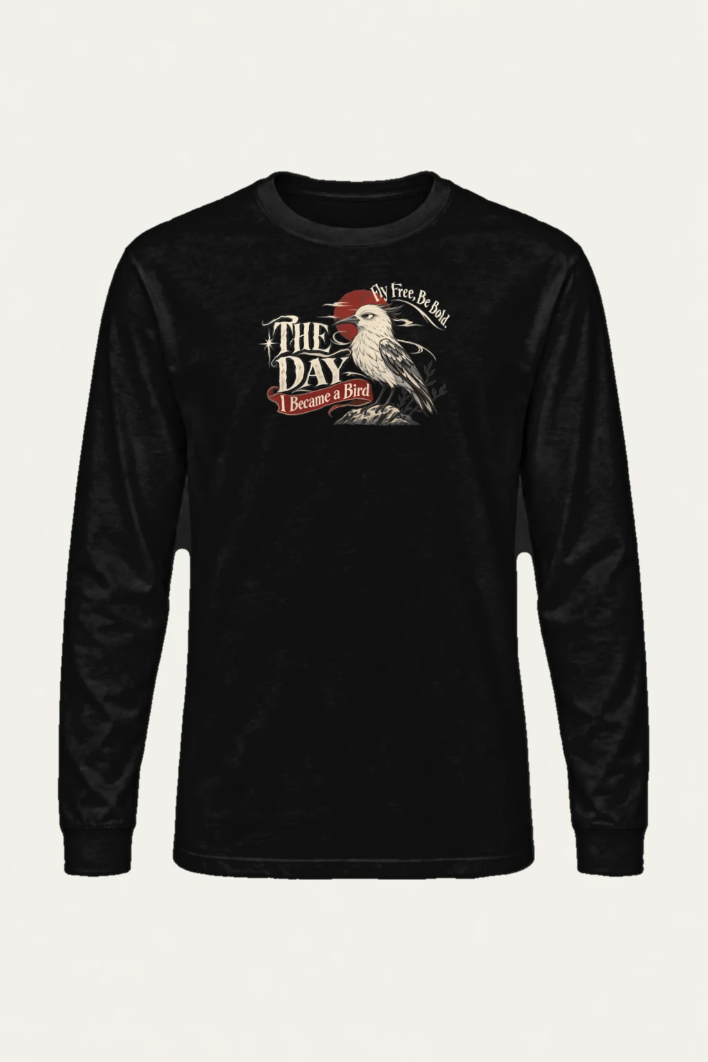 "Fly Free" Unisex Longsleeve T-shirt | Gildan 2400