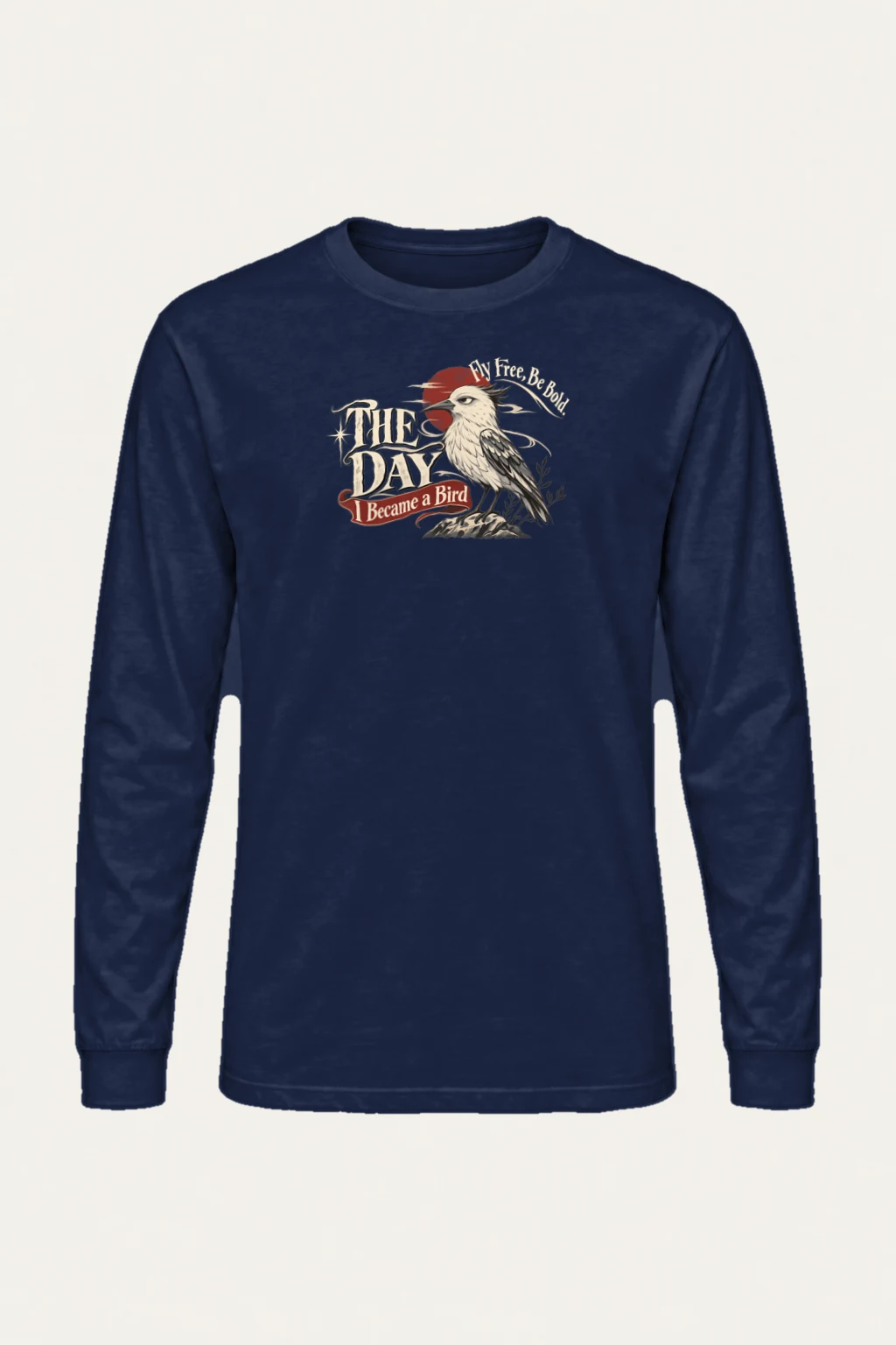 "Fly Free" Unisex Longsleeve T-shirt | Gildan 2400