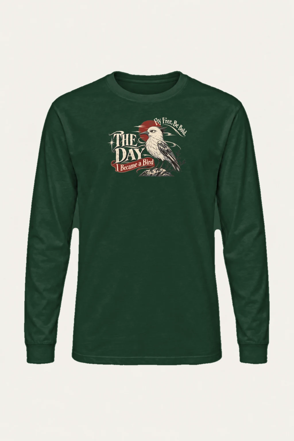 "Fly Free" Unisex Longsleeve T-shirt | Gildan 2400