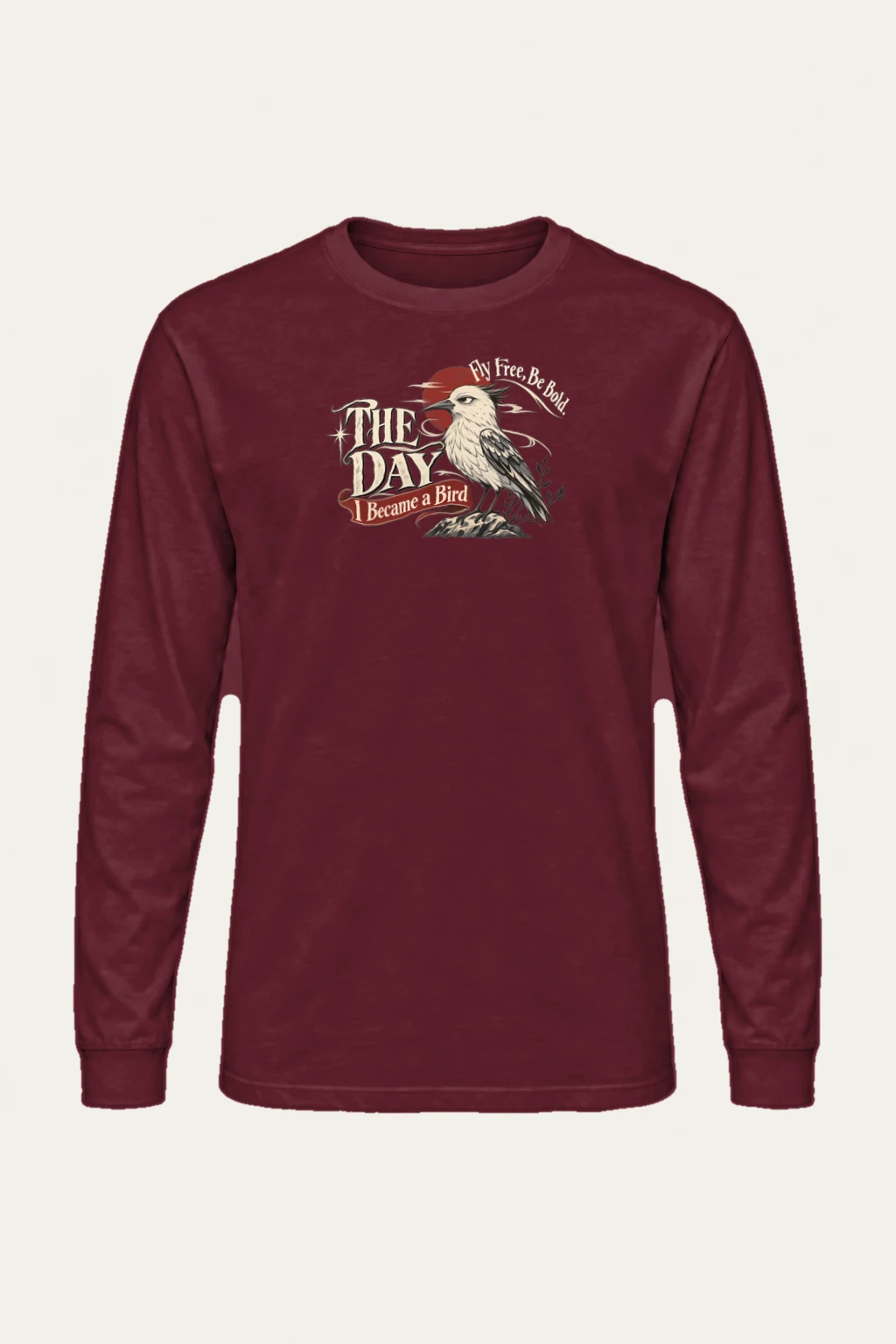 "Fly Free" Unisex Longsleeve T-shirt | Gildan 2400