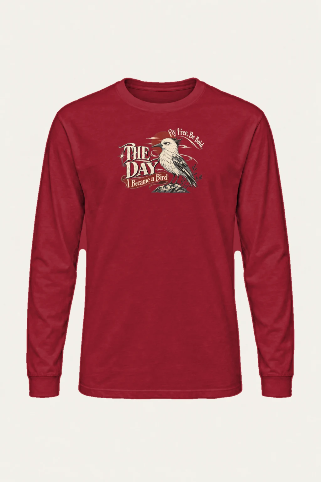 "Fly Free" Unisex Longsleeve T-shirt | Gildan 2400