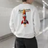 "Fly High Rocket" Heavy Blend Unisex Crewneck Sweatshirt | Gildan 18000