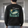 "Fly With The Waves" Heavy Blend Unisex Crewneck Sweatshirt