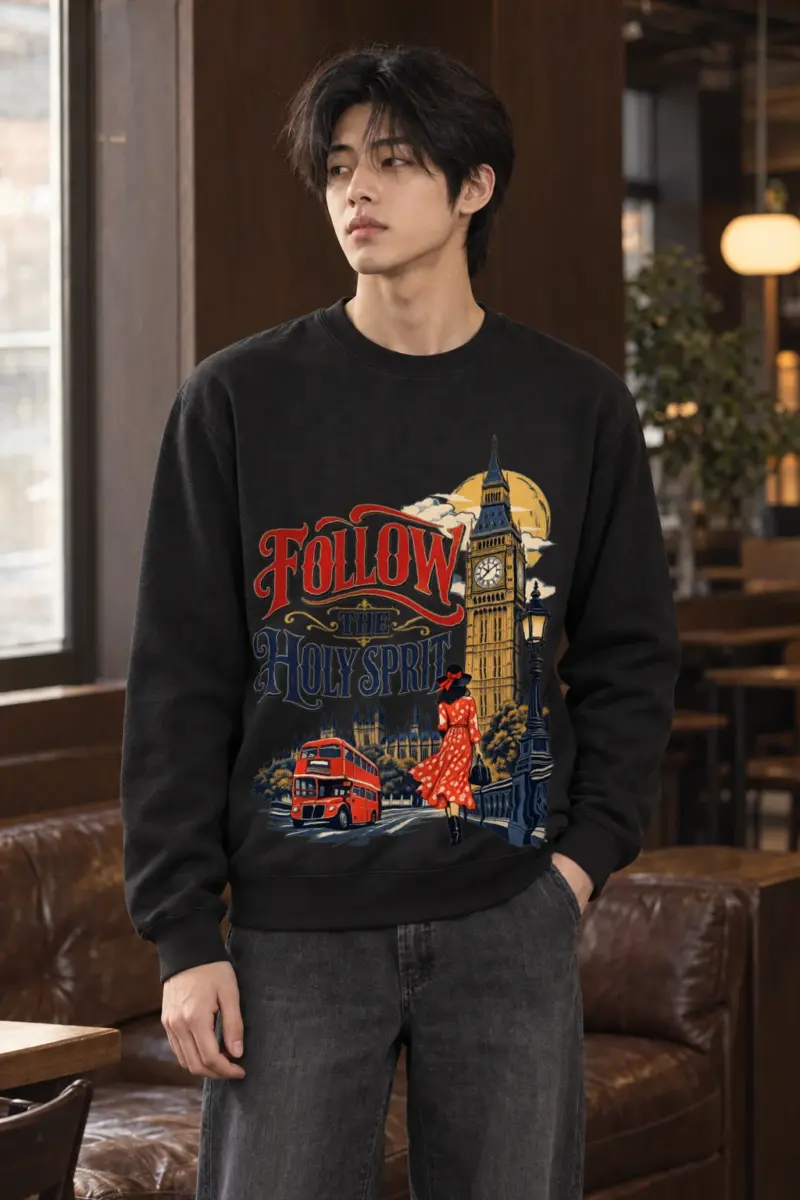 "Follow The Holy Spirit" Heavy Blend Unisex Crewneck Sweatshirt