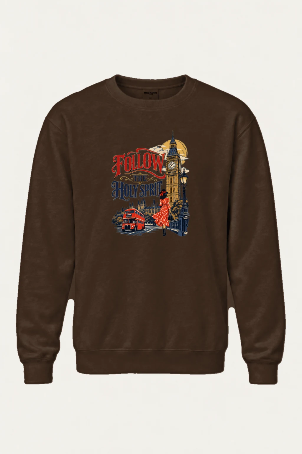 "Follow The Holy Spirit" Heavy Blend Unisex Crewneck Sweatshirt | Gildan 18000