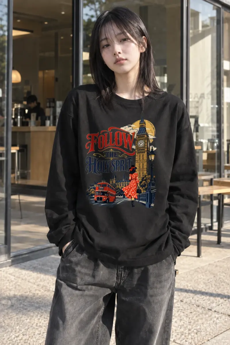 "Follow The Holy Spirit" Unisex Longsleeve T-shirt | Gildan 2400