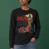"Woman In Red Dress" Unisex Longsleeve T-shirt | Gildan 2400