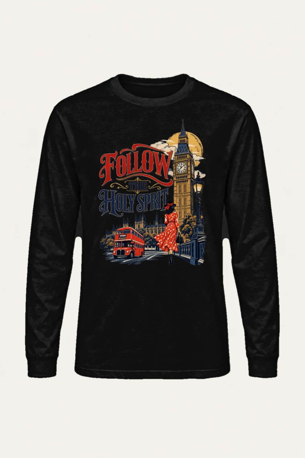 "Follow The Holy Spirit" Unisex Longsleeve T-shirt | Gildan 2400