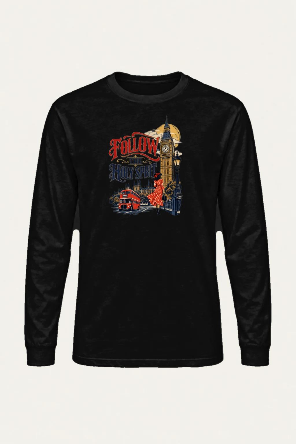 "Follow The Holy Spirit" Unisex Longsleeve T-shirt | Gildan 2400