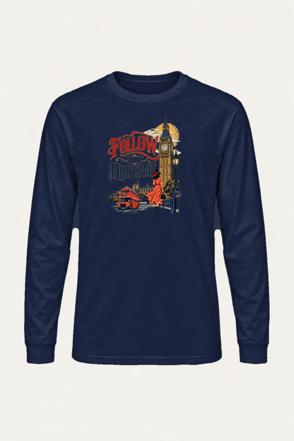 "Follow The Holy Spirit" Unisex Longsleeve T-shirt | Gildan 2400