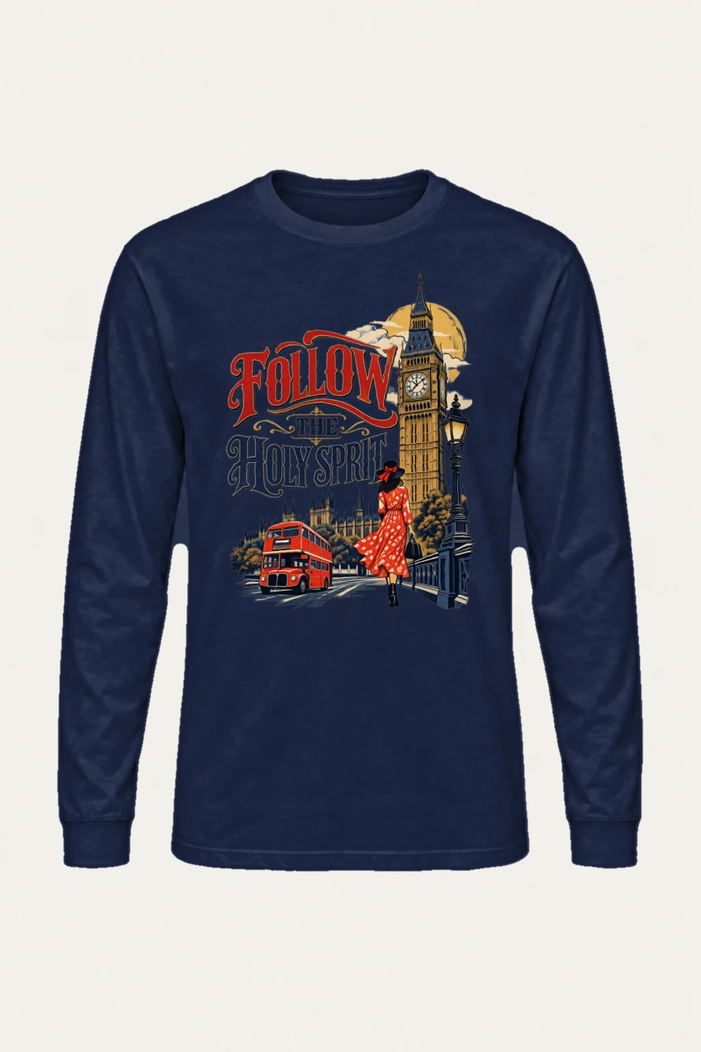 "Follow The Holy Spirit" Unisex Longsleeve T-shirt | Gildan 2400