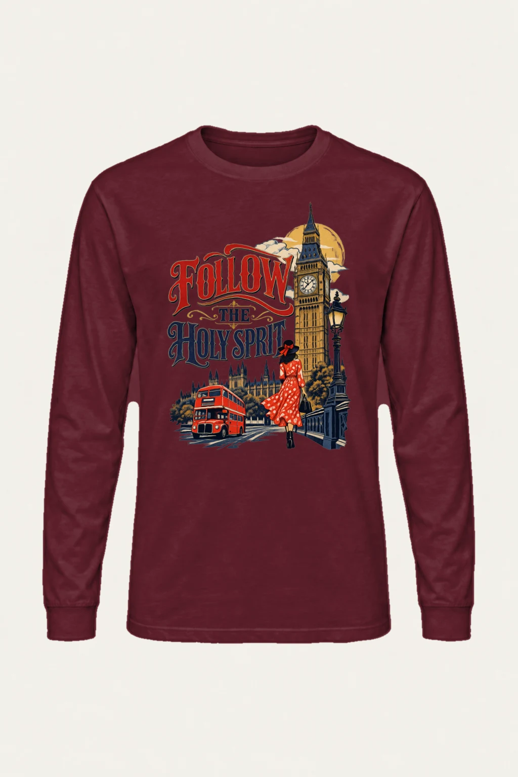"Follow The Holy Spirit" Unisex Longsleeve T-shirt | Gildan 2400