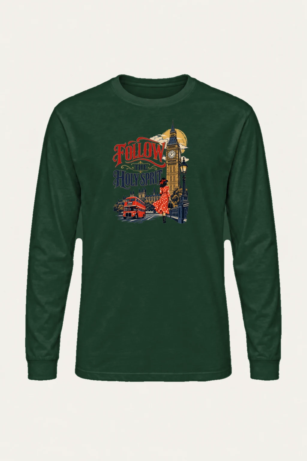 "Follow The Holy Spirit" Unisex Longsleeve T-shirt | Gildan 2400
