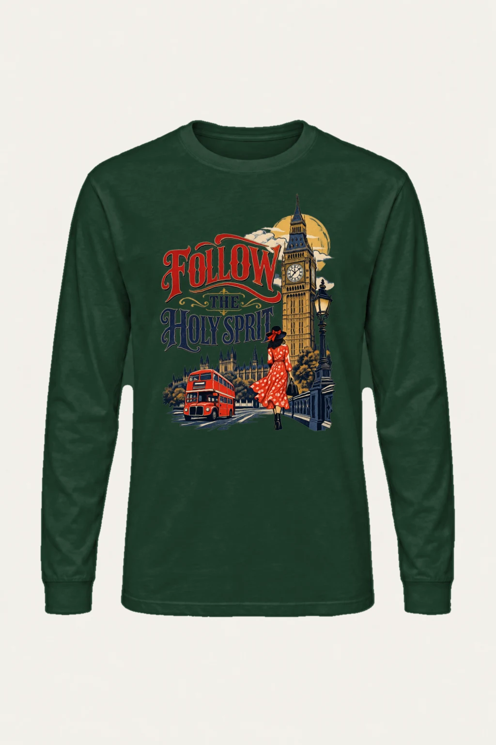 "Follow The Holy Spirit" Unisex Longsleeve T-shirt | Gildan 2400