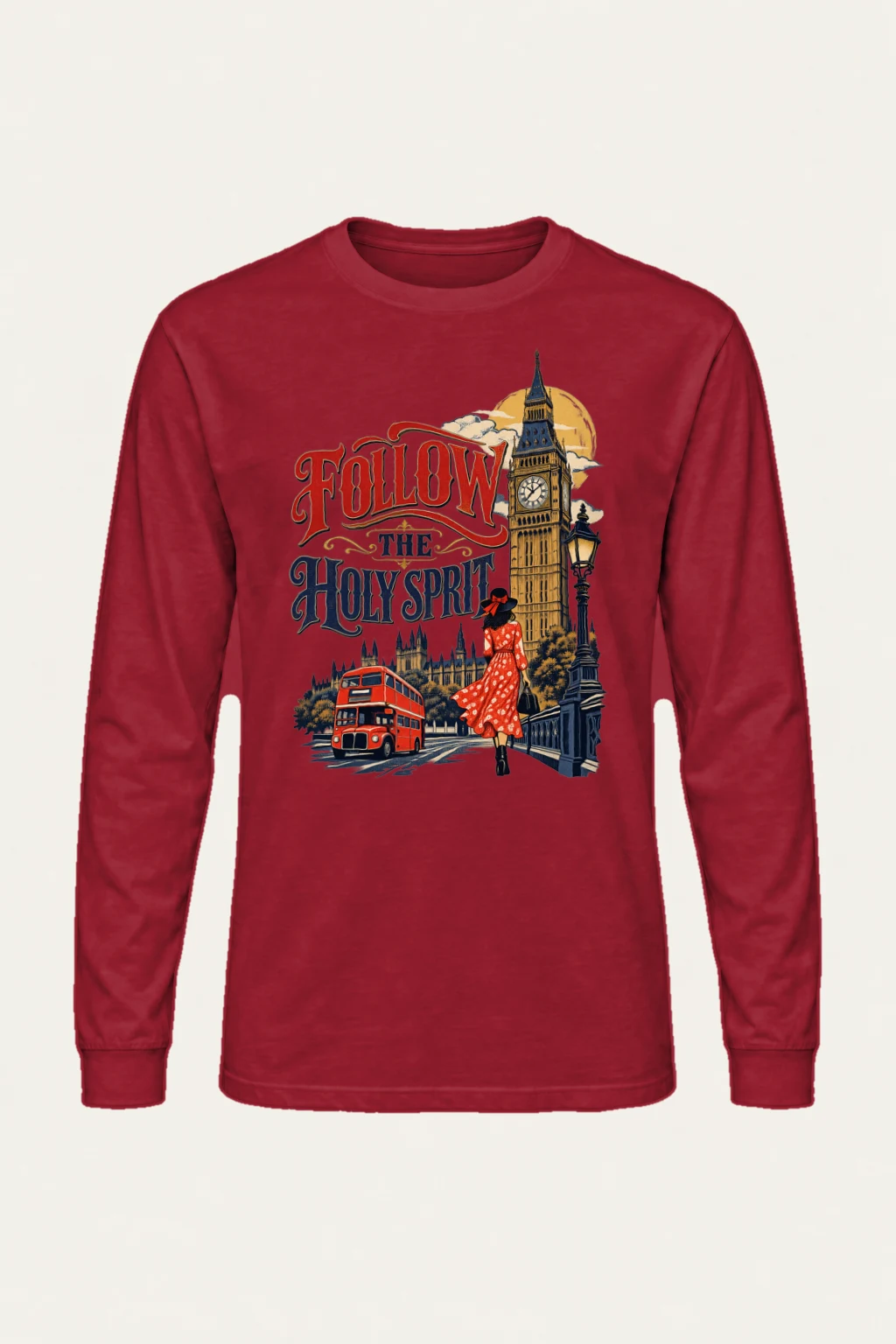 "Follow The Holy Spirit" Unisex Longsleeve T-shirt | Gildan 2400