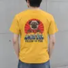 "Follow The Pug" Heavyweight Unisex Crewneck T-shirt