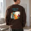 "Follow The Rainbow" Heavy Blend Unisex Crewneck Sweatshirt | Gildan 18000