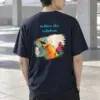 "Follow The Rainbow" Heavyweight Unisex Crewneck T-shirt | Gildan 5000
