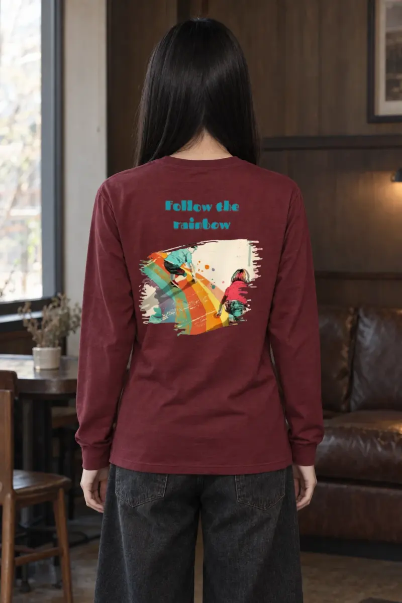 "Follow The Rainbow" Unisex Longsleeve T-shirt
