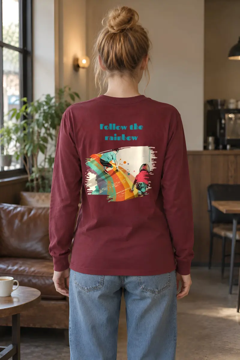 "Follow The Rainbow" Unisex Longsleeve T-shirt