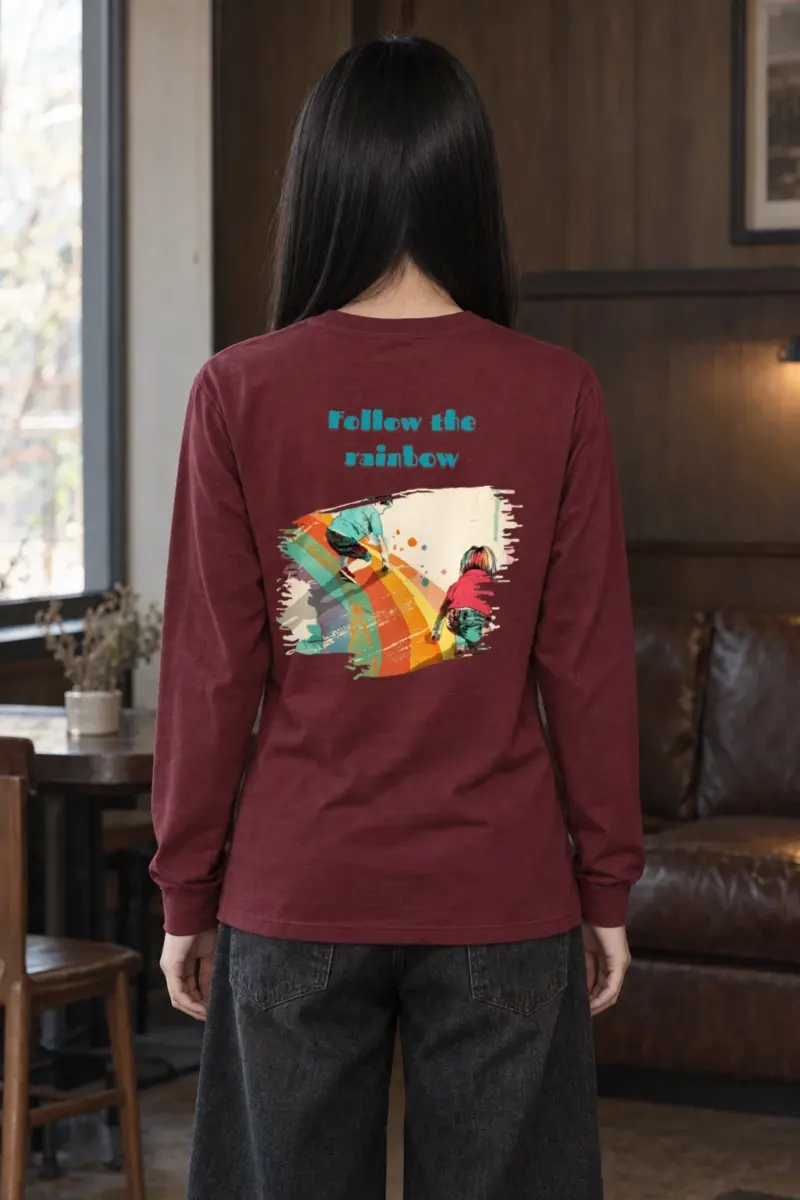 "Follow The Rainbow" Unisex Longsleeve T-shirt