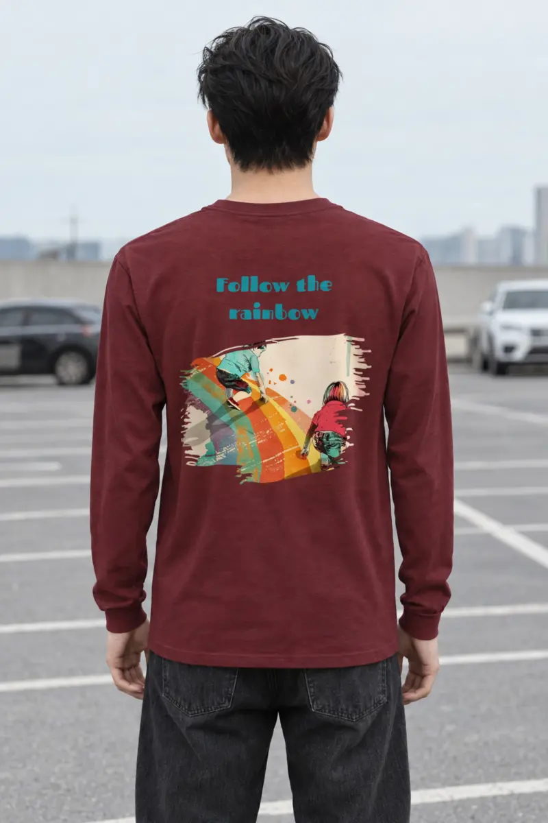"Follow The Rainbow" Unisex Longsleeve T-shirt