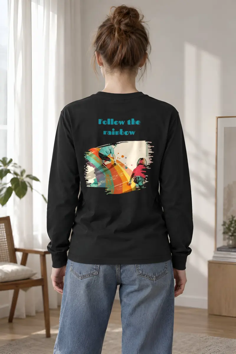 "Follow The Rainbow" Unisex Longsleeve T-shirt
