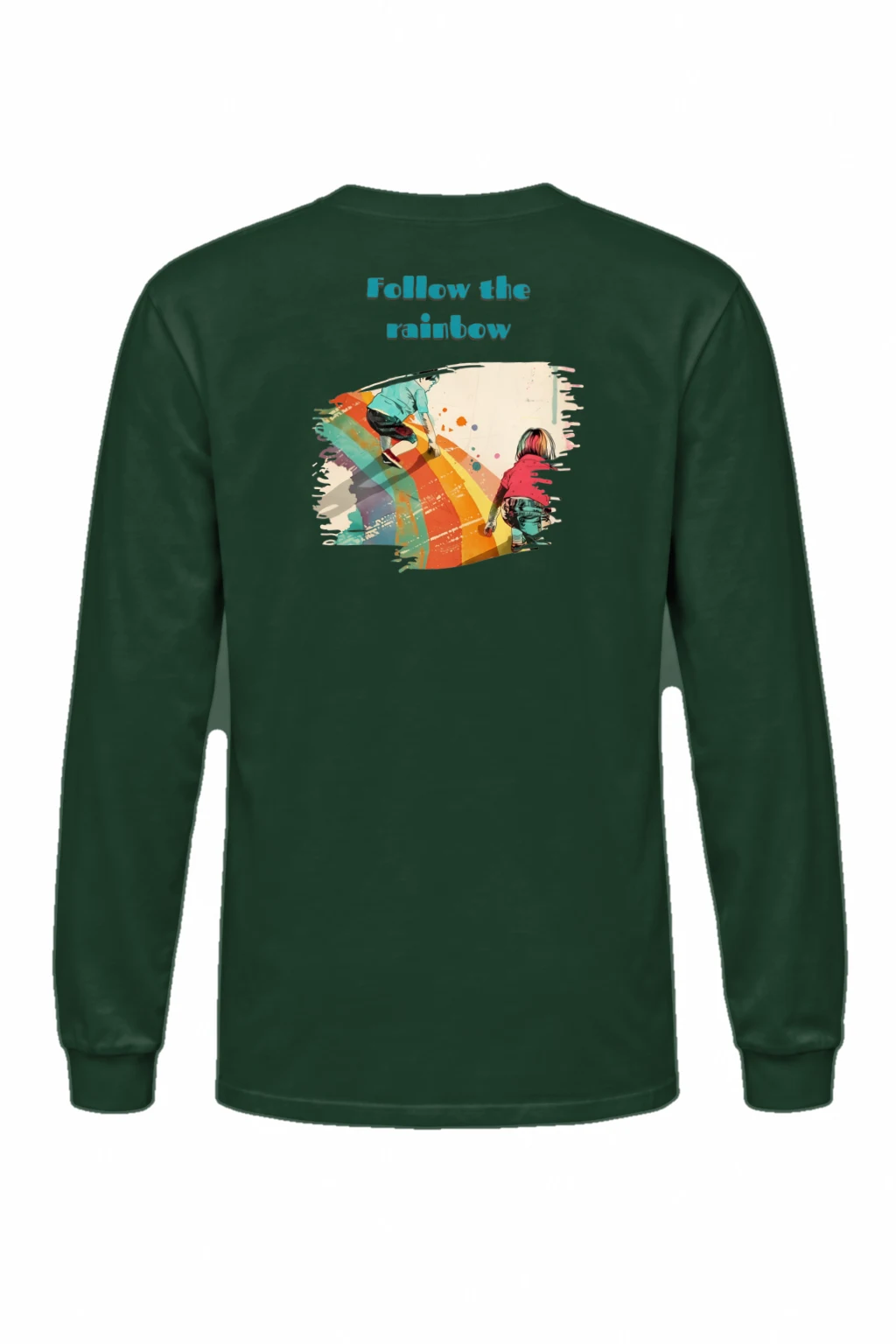 "Follow The Rainbow" Unisex Longsleeve T-shirt | Gildan 2400