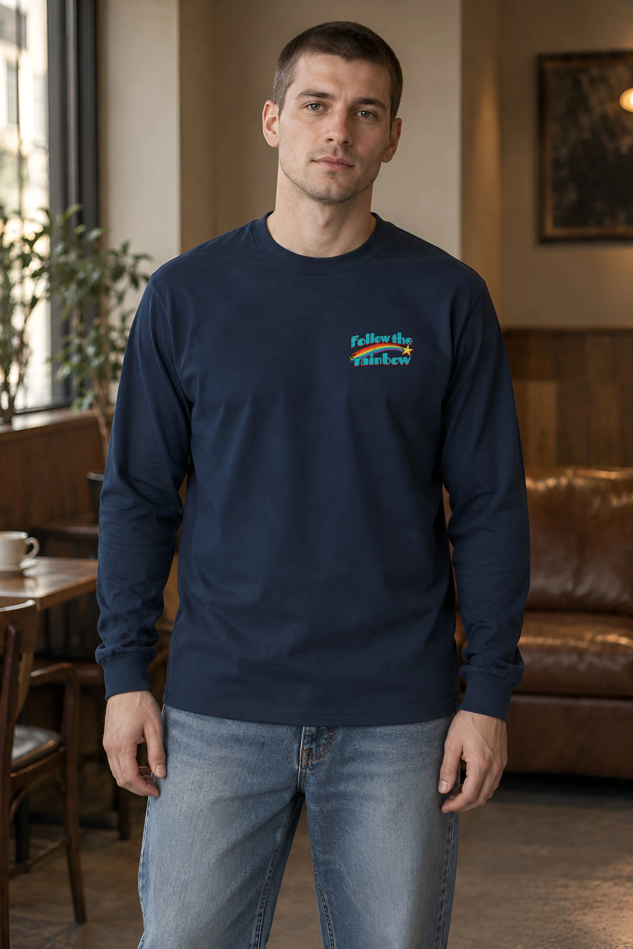 "Follow The Rainbow" Unisex Longsleeve T-shirt