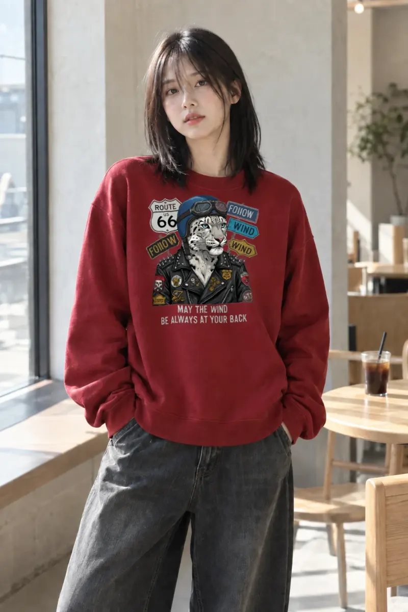 "Follow The Wind" Heavy Blend Unisex Crewneck Sweatshirt | Gildan 18000