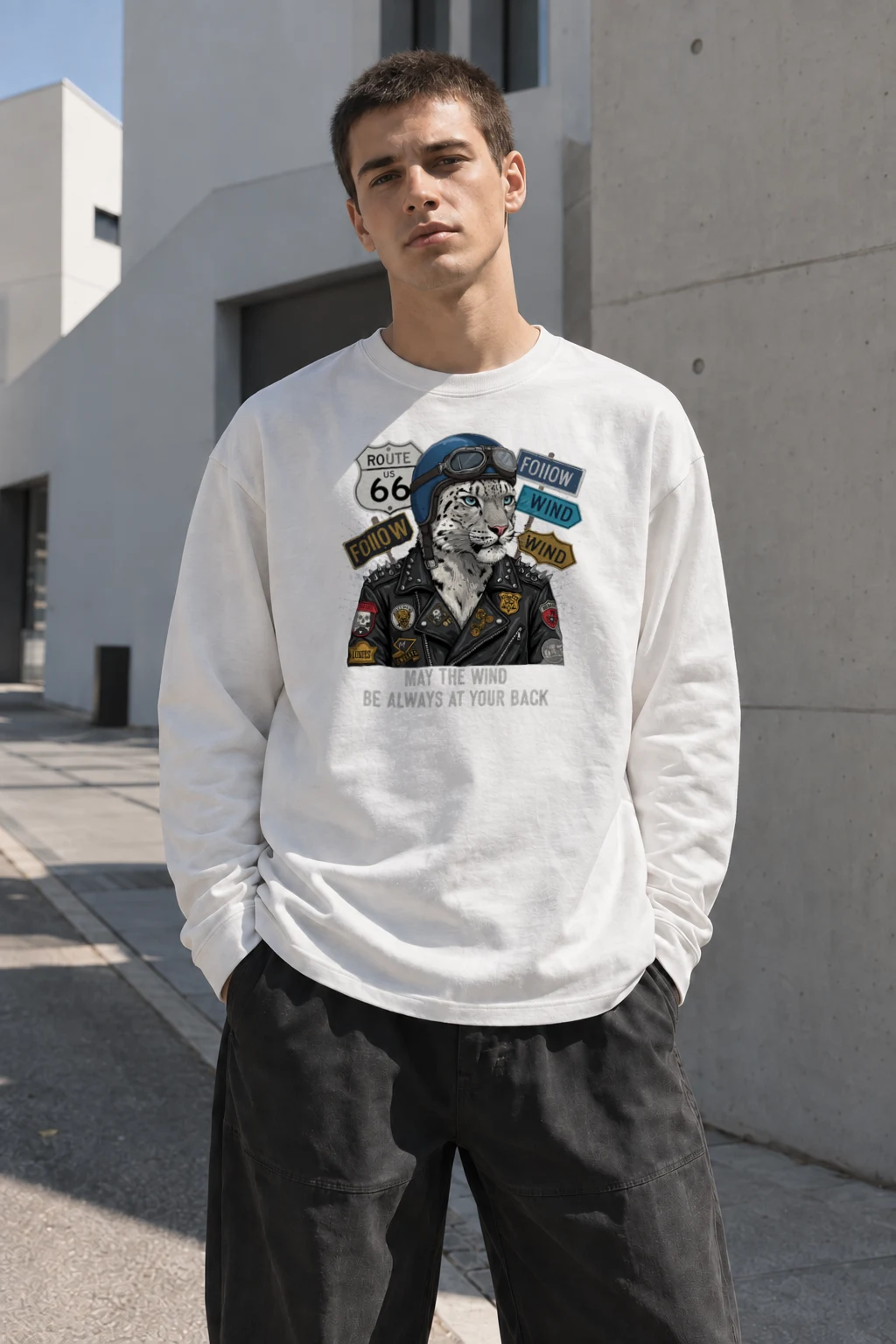 "Follow The Wind" Unisex Longsleeve T-shirt | Gildan 2400