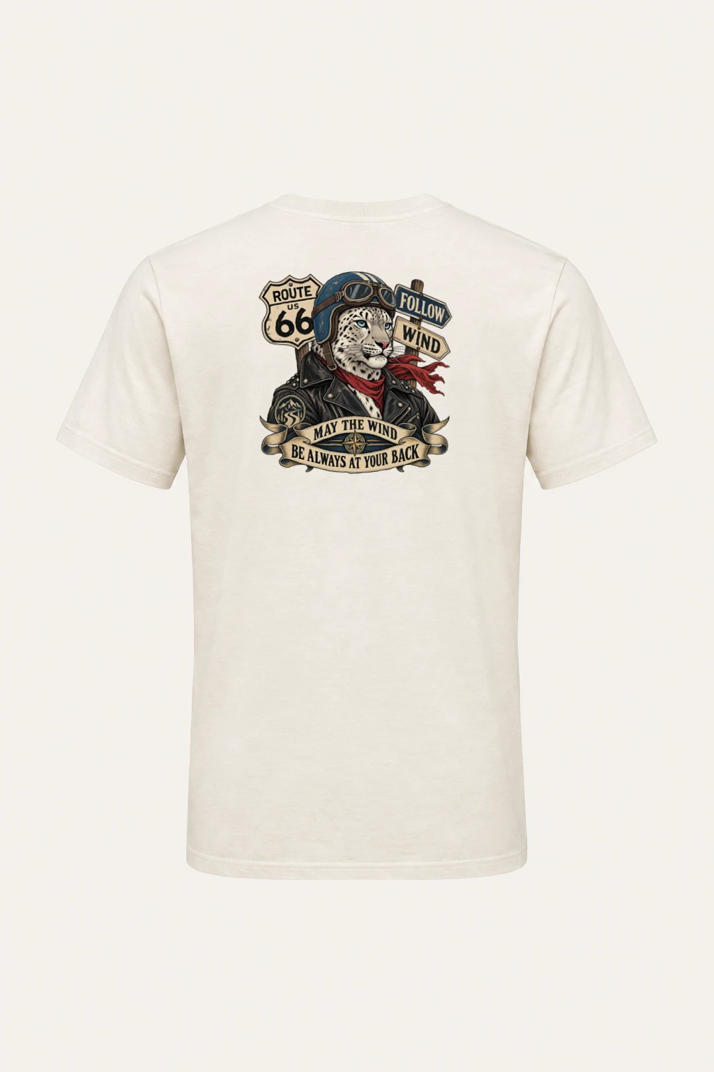 "Follow Wind" Heavyweight Unisex Crewneck T-shirt | Gildan 5000