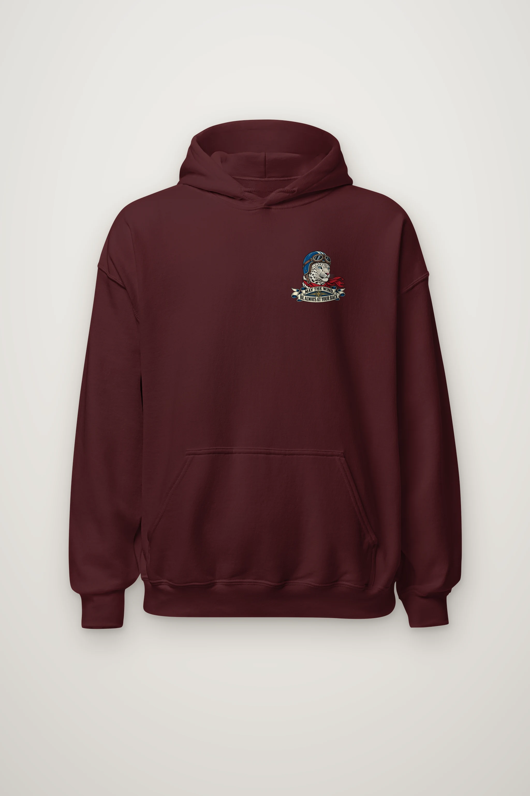 "Follow Wind Route 66" Heavy Blend Unisex Pullover Hoodie