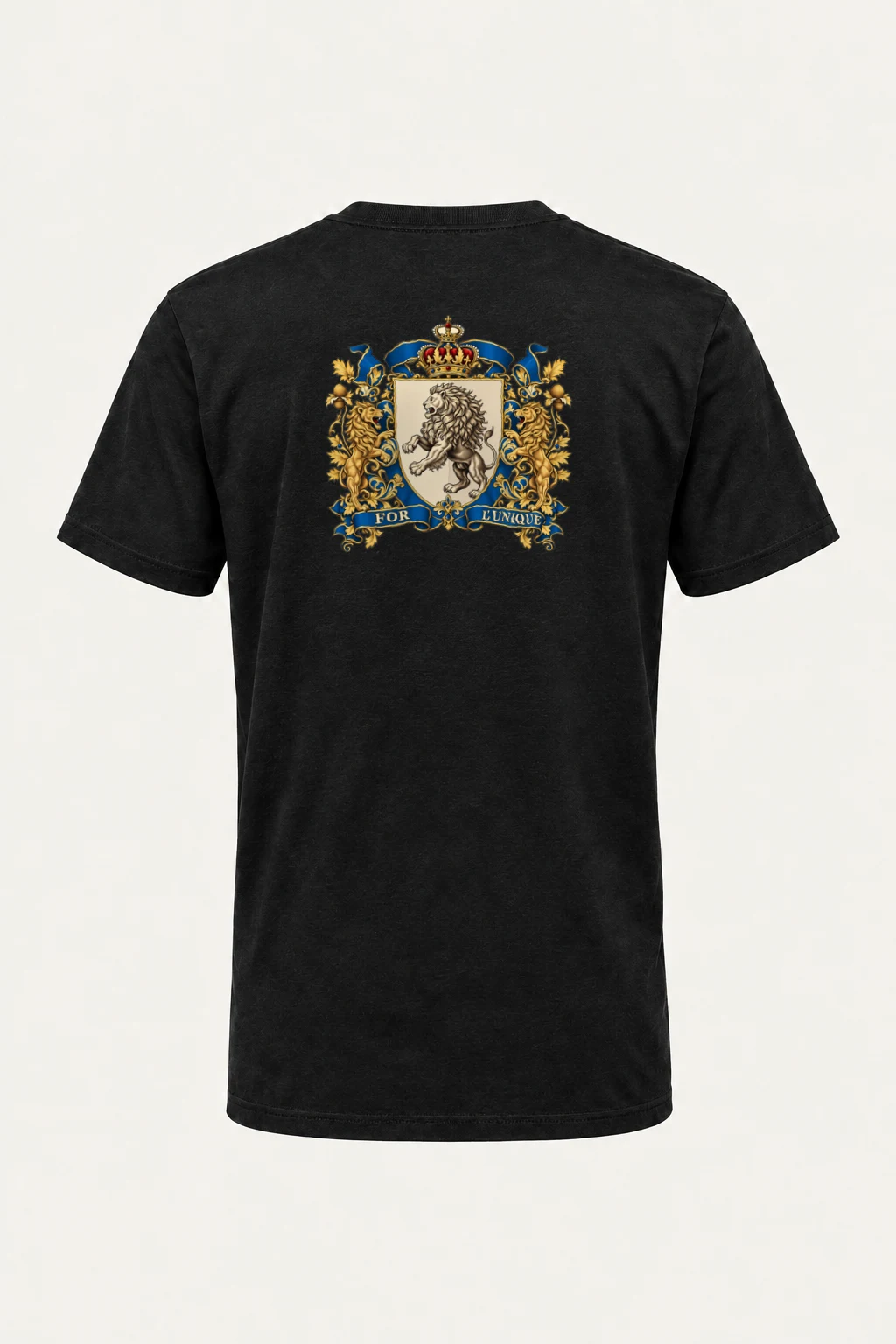 "For L'Unique Heraldry" Heavyweight Unisex Crewneck T-shirt | Gildan 5000