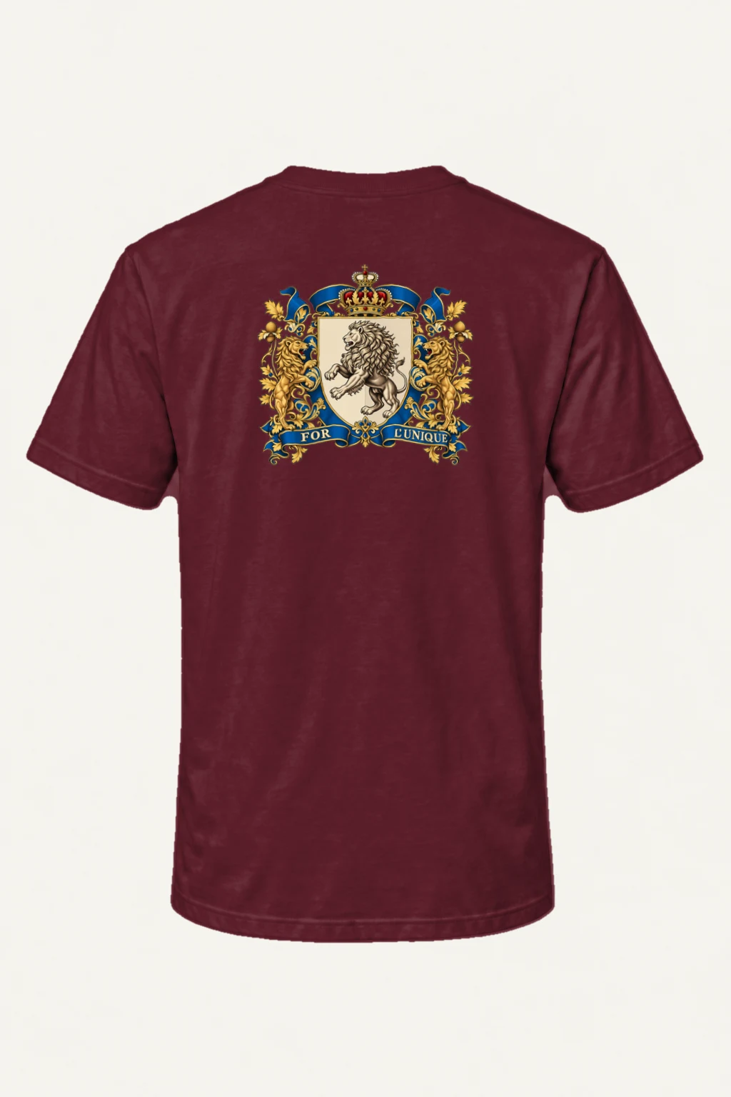 "For L'Unique Heraldry" Heavyweight Unisex Crewneck T-shirt | Gildan 5000
