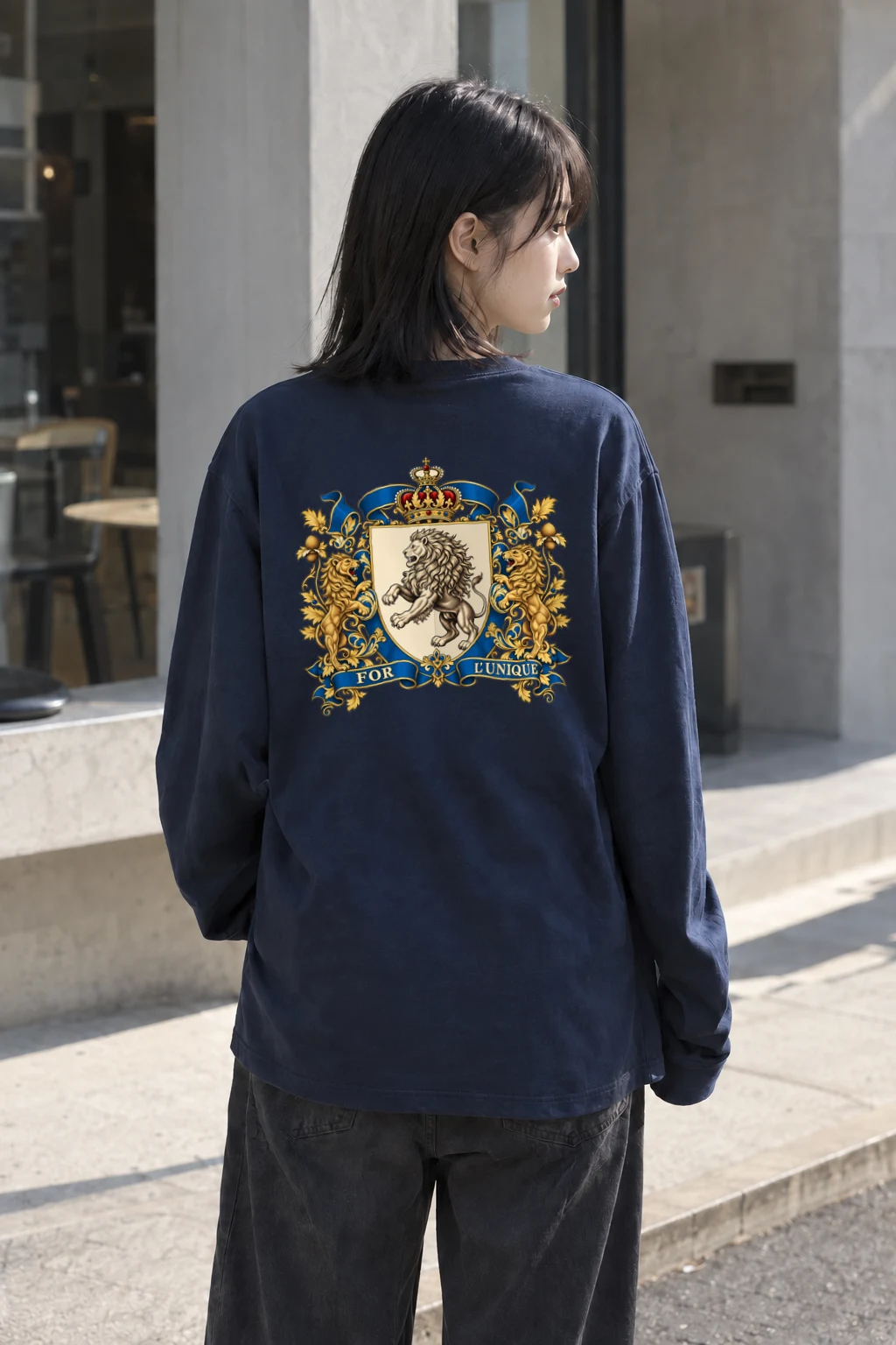 "For L'Unique Heraldry" Unisex Longsleeve T-shirt | Gildan 2400