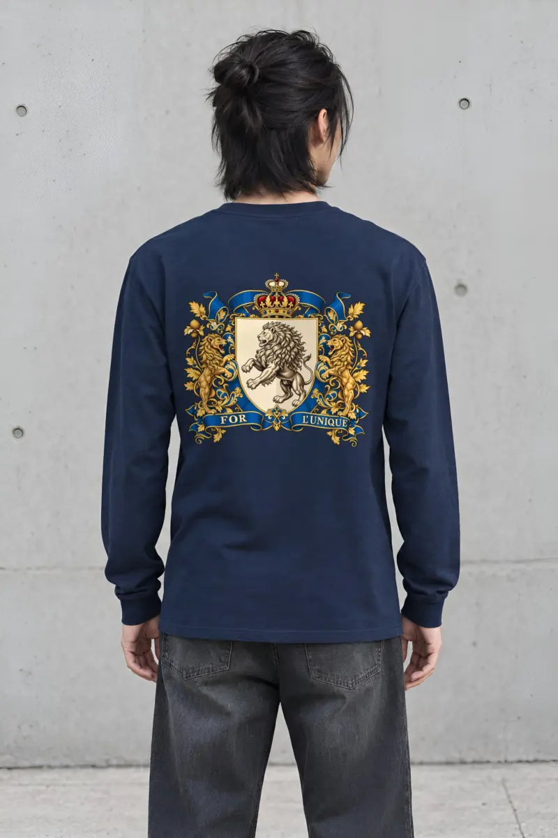 "For L'Unique Heraldry" Unisex Longsleeve T-shirt